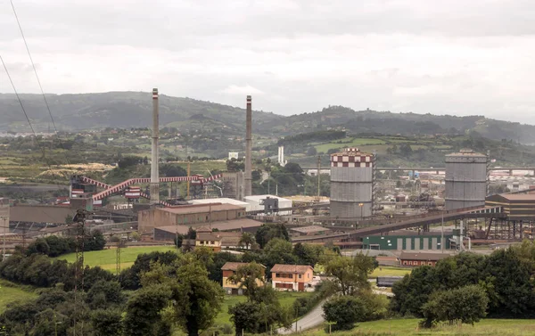 Industria Del Norte España Día Nublado — Foto de Stock