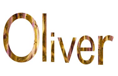 Adı Peter İngilizce beyaz arka plan ile çevrili