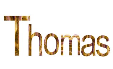 Adı Peter İngilizce beyaz arka plan ile çevrili