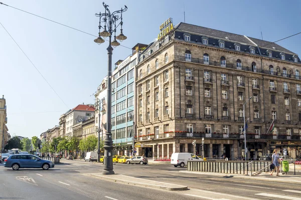 Budapest Hongrie Juin 2019 Les Gens Dans Rue Ville Avec — Photo