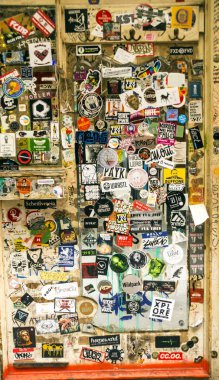 Budapeşte, Macaristan - Haziran 2019. Budapeşte'nin ünlü antik barı. Turist için onun atraction.