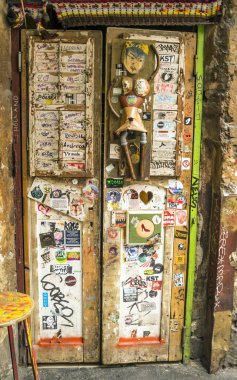 Budapeşte, Macaristan - Haziran 2019. Budapeşte'nin ünlü antik barı. Turist için onun atraction.