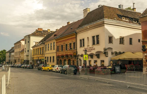 헝가리 부다페스트 2019년 부다페스트의 거리입니다 당신은 여행을하고 그들에 관광객을 있습니다 — 스톡 사진
