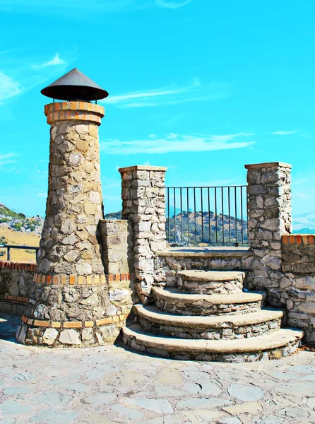 Punto panoramico situato nella città spagnola di Ronda — Foto Stock
