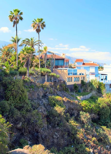 Luchtfoto van Puerto de la Cruz in Tenerife — Stockfoto