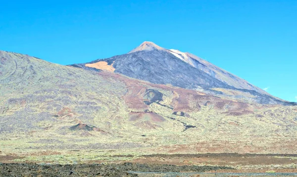 İspanya 'nın Tenerife adasında bulunan Teide manzarası bir vo.