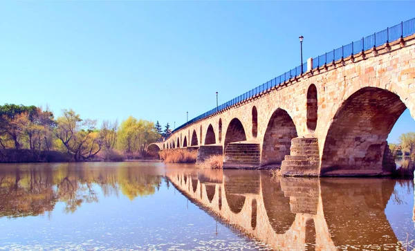 Середньовічне Місто Самора Центрі Іспанії Сонячний День — стокове фото