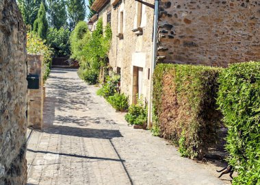 Katalonya 'daki Peratallada Köyü