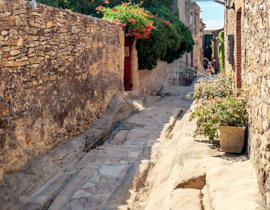 Katalonya 'daki Peratallada Köyü