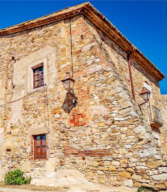 Katalonya 'daki Peratallada Köyü