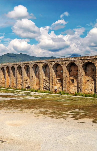 Castelo Ainsa Nas Montanhas Dos Pirenéus — Fotografia de Stock