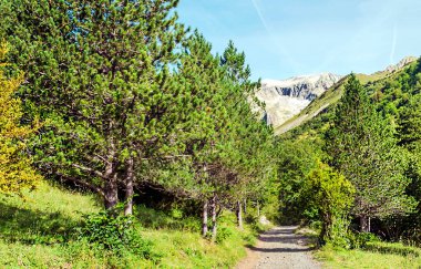 Pireneler 'deki Benasque vadisindeki dağlar