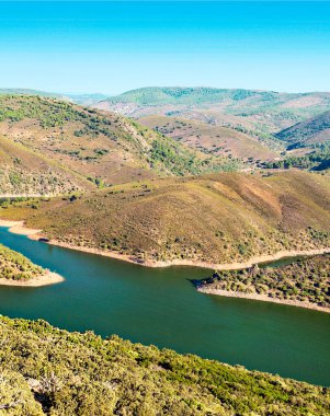 Rio Tajo Monfrague 'ın doğal parkında