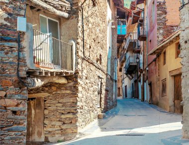 İspanya 'da Robledillo de Gata Köyü