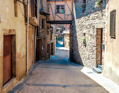 İspanya 'da Robledillo de Gata Köyü