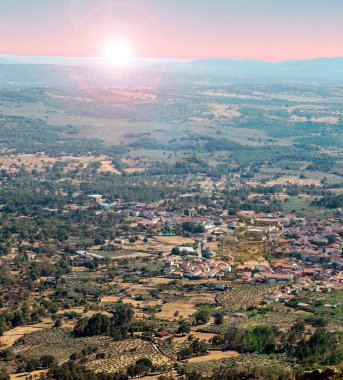 İspanya 'nın havadan görünüşü