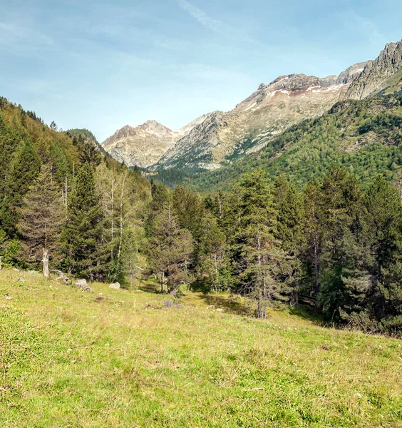 Montañas Valle Benasque Los Pirineos — Foto de Stock