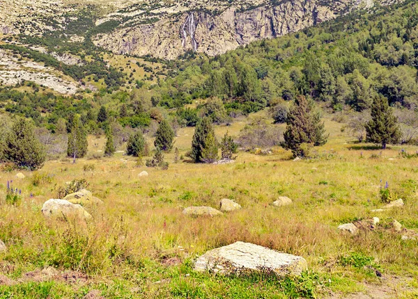 Montanhas Vale Benasque Nos Pirenéus — Fotografia de Stock