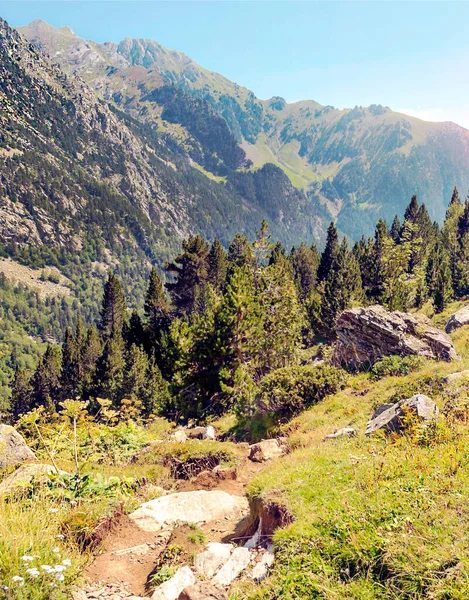 Montañas Valle Benasque Los Pirineos — Foto de Stock