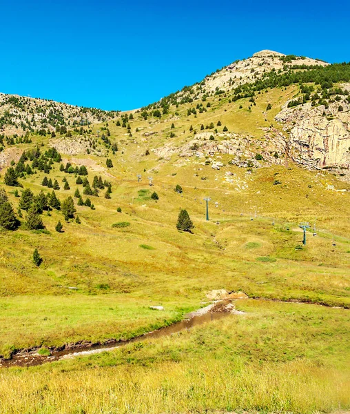 Cerler Hegység Pireneusokban — Stock Fotó