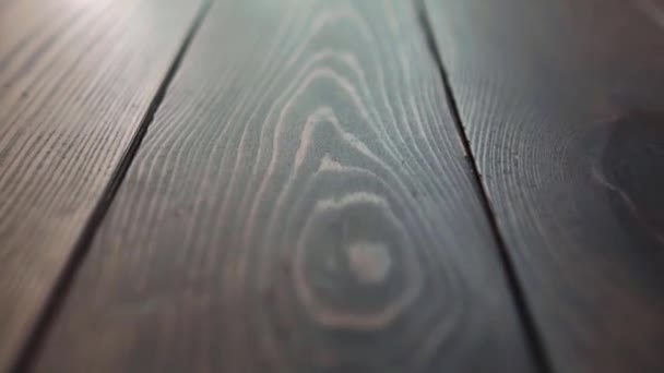 Bela Qualidade Madeira Marrom Pinho Textura Carpintaria Fábrica — Vídeo de Stock