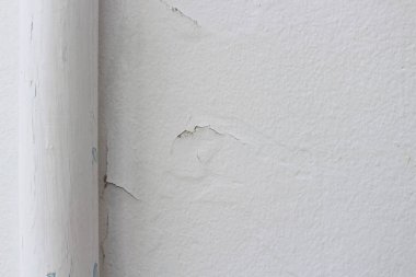 Soyulması boya beyaz duvar duvar 