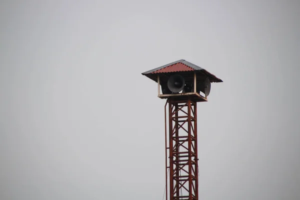 Noticias Tecnología Torre Distribución — Foto de Stock