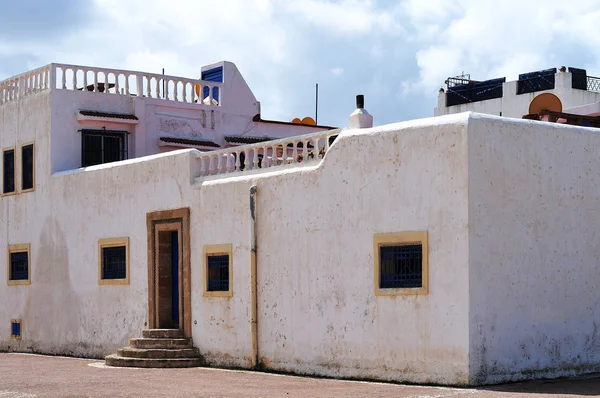 Bâtiment Résidentiel Traditionnel Avec Terrasses Sur Toit Kasbah Des Udayas — Photo