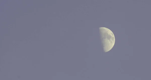 Mondsichel am Abendhimmel — Stockfoto
