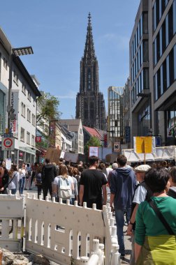 Ulm, Bw, Almanya-24 Mayıs 2019: iklim için okul grevi, iblisler