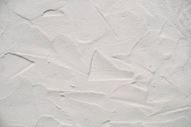 beyaz boyalı sıvalı duvarın pürüzlü yüzeyi
