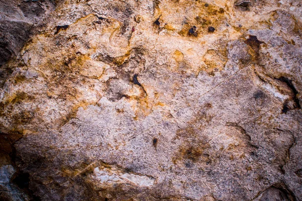 石の表面の構造の警戒 テクスチャの背景のアイデア 天然の岩石が閉じ込められた — ストック写真