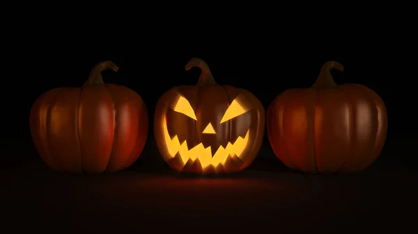 Labu Halloween Rendering — Stok Foto