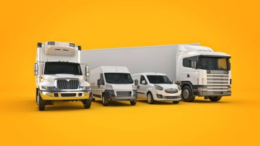 dünya geniş kargo taşıma kavramı. 3D render