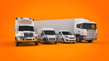 dünya geniş kargo taşıma kavramı. 3D render