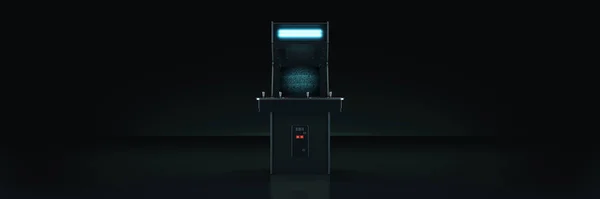 Vintage Arcade Game Machine Rendering — Stockfoto