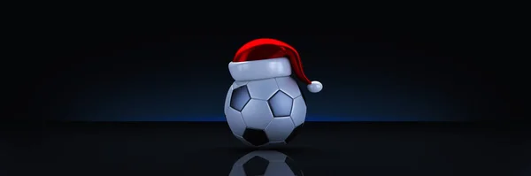 Christmas Concept Sports Balls Rendering — Stock Photo, Image