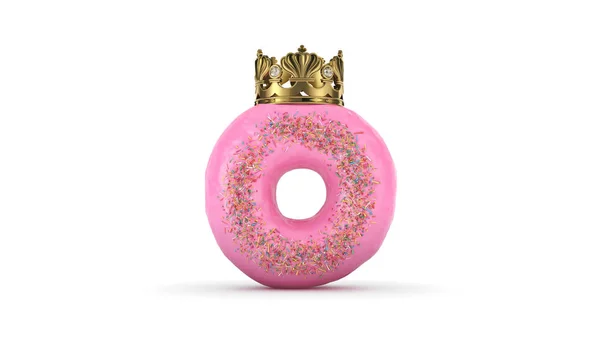 Köstlicher King Donut Darstellung — Stockfoto