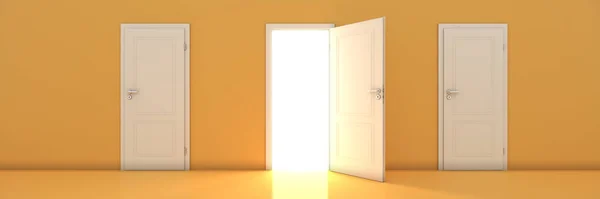 Open Door Opportunity Concept Rendering — Stock Photo, Image