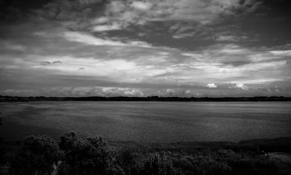 Vacker Himmel Över Havet — Stockfoto