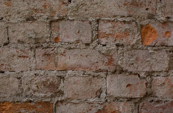Ziegelmauer. die Textur des Gebäudes. Hintergrund im Loft-Stil — Stockfoto