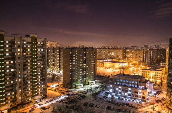 Multi-storey houses in Moscow