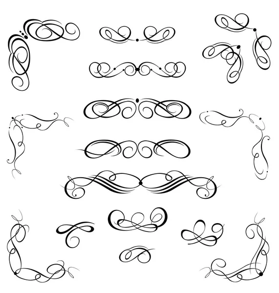 Vintage üstbilgi ve açıları koleksiyonu