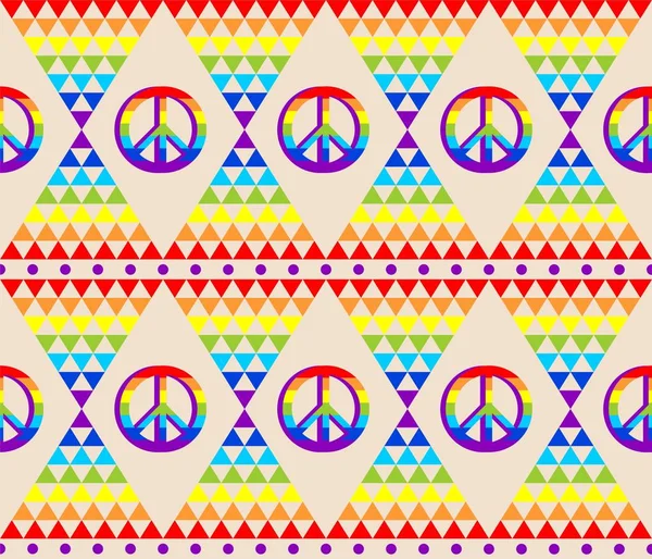 Vintage abstract seamless wallpaper with psychedelic triangle colorful pattern and hippie peace symbol - Stock Image - Everypixel Vintage abstract seamless wallpaper with psychedelic triangle colorful pattern and hippie peace symbol - Stock Image - Everypixel