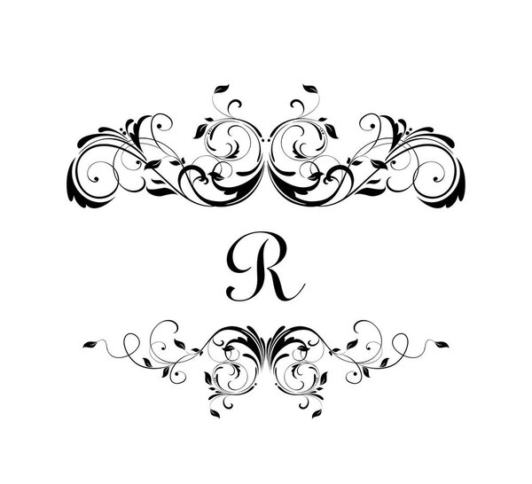 Королевская цветочная рамка для геральдического дизайна, этикетки, бутика, свадебного приглашения, монограммы, церемонии
