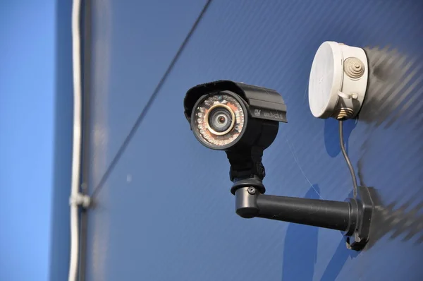 Video Surveillancesysteem Hun Hoede Van Leven Veiligheid Van Steden — Stockfoto