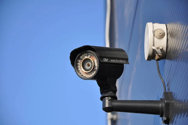 Video Surveillancesysteem Hun Hoede Van Leven Veiligheid Van Steden — Stockfoto