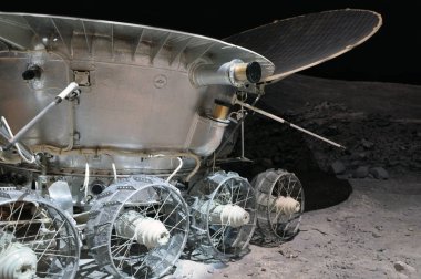 Sovyet kundağı uzay aracı ay yüzeyinde