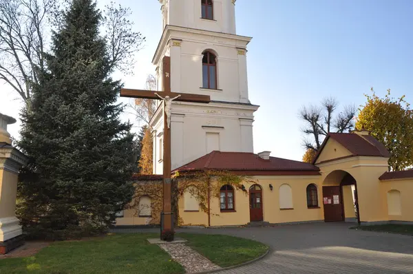 Die Heilige Kreuzigung Des Jesus Christus Auf Dem Territorium Einer — Stockfoto