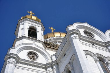 Moskova, Rusya 'daki Kurtarıcı Katedrali İsa..